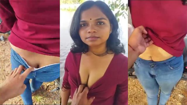 Cute Girlfriend Nude & Outdoor Fun Boyfriend Mamakutty Videos